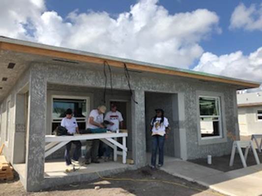 Berger Singerman Team participates in Habitat for Humanity's Greater Miami Blitz Build 2018